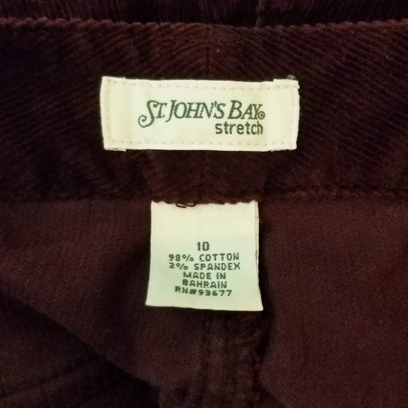 St. John's Bay Corduroy Pants - Picture 3 of 3
